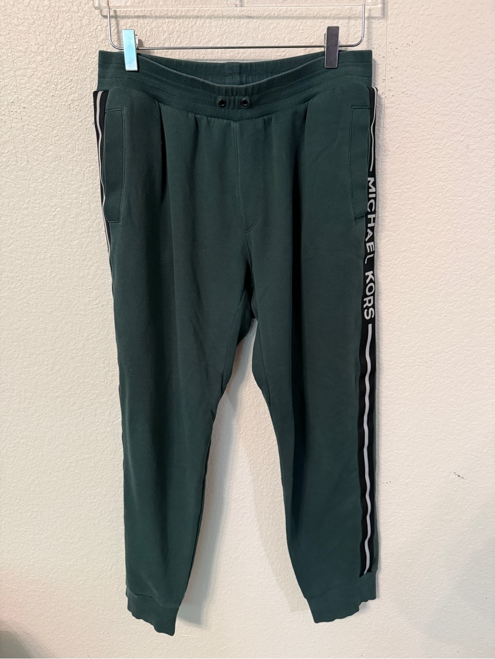 Michael Kors Men’s Dark Green Jogger SweatPants